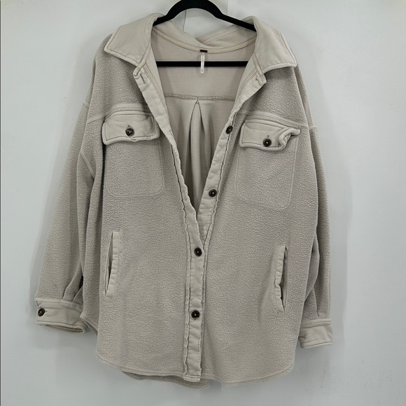 Free People Ruby Jacket In Stone Size XL - Picture 4 of 11